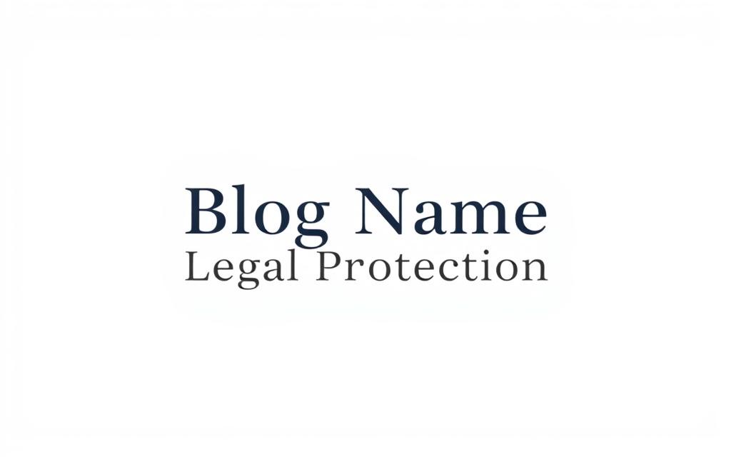 How To Legally Protect A Blog Name