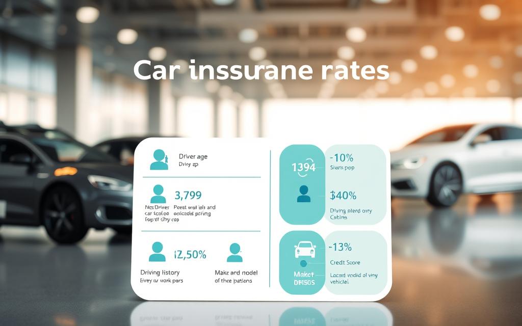 A Well-Lit, Realistic Illustration Depicting The Key Factors That Influence Car Insurance Rates, Including A Driver'S Age, Gender, Location, Driving History, Credit Score, And The Make And Model Of The Vehicle. The Foreground Should Showcase These Elements In A Clean, Infographic-Style Layout, While The Background Features An Abstract Automotive Landscape With Sleek, Modern Vehicles. Use A Shallow Depth Of Field To Draw The Viewer'S Attention To The Centralized Information. The Overall Mood Should Convey A Sense Of Authoritative, Data-Driven Insights Into The Complex World Of Car Insurance Pricing. A Well-Lit, Realistic Illustration Depicting The Key Factors That Influence Car Insurance Rates, Including A Driver'S Age, Gender, Location, Driving History, Credit Score, And The Make And Model Of The Vehicle. The Foreground Should Showcase These Elements In A Clean, Infographic-Style Layout, While The Background Features An Abstract Automotive Landscape With Sleek, Modern Vehicles. Use A Shallow Depth Of Field To Draw The Viewer'S Attention To The Centralized Information. The Overall Mood Should Convey A Sense Of Authoritative, Data-Driven Insights Into The Complex World Of Car Insurance Pricing.