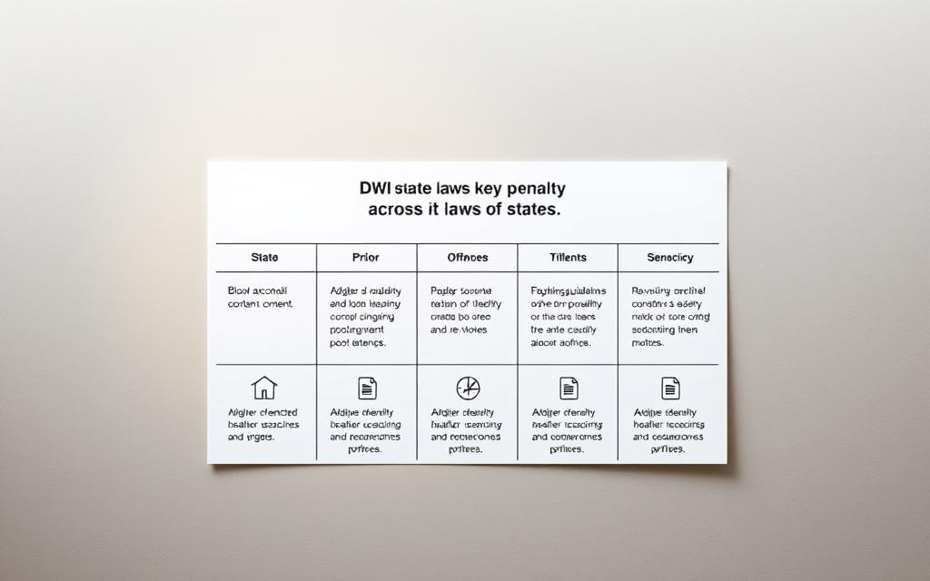 Dwi State Laws Comparison Factors